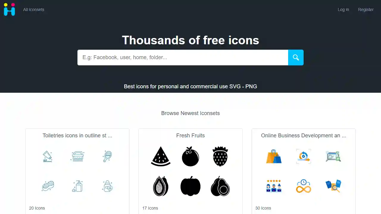 Icon Icons web preview