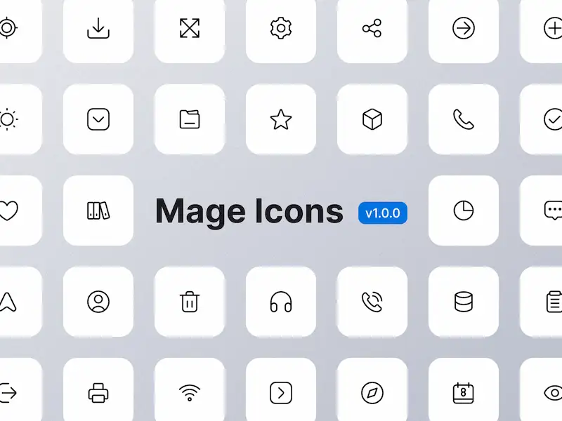 Mage Icons web preview