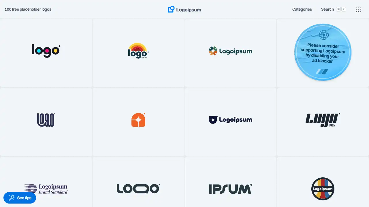 Logoipsum web preview
