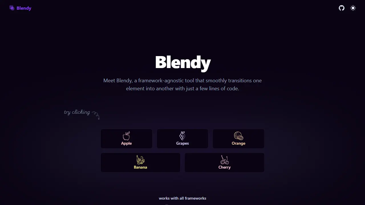 Blendy web preview
