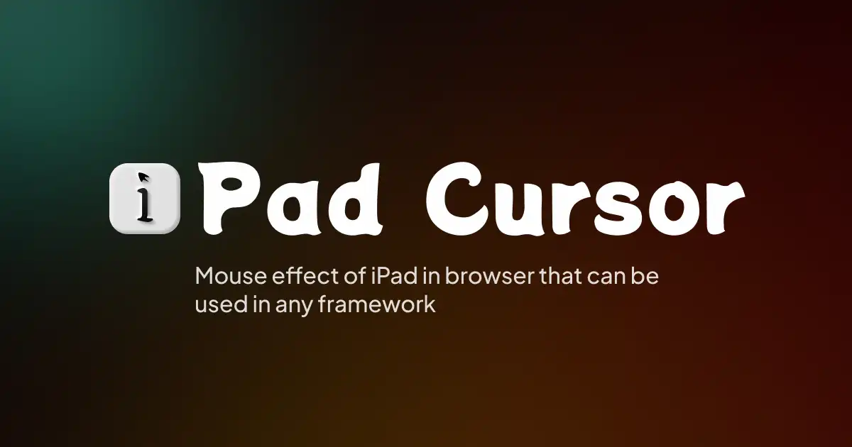 ipad-cursor web preview