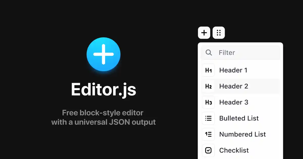 Editor.js web preview