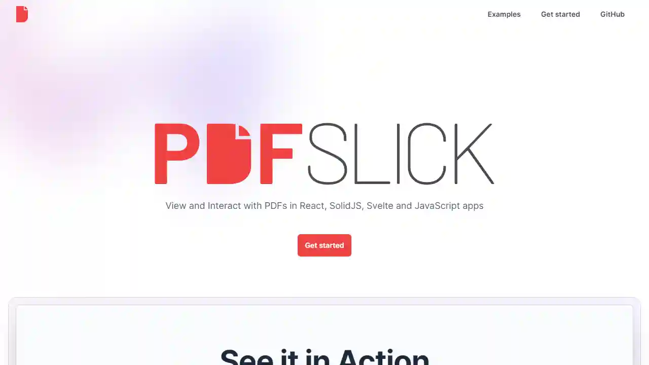 PDFSlick web preview