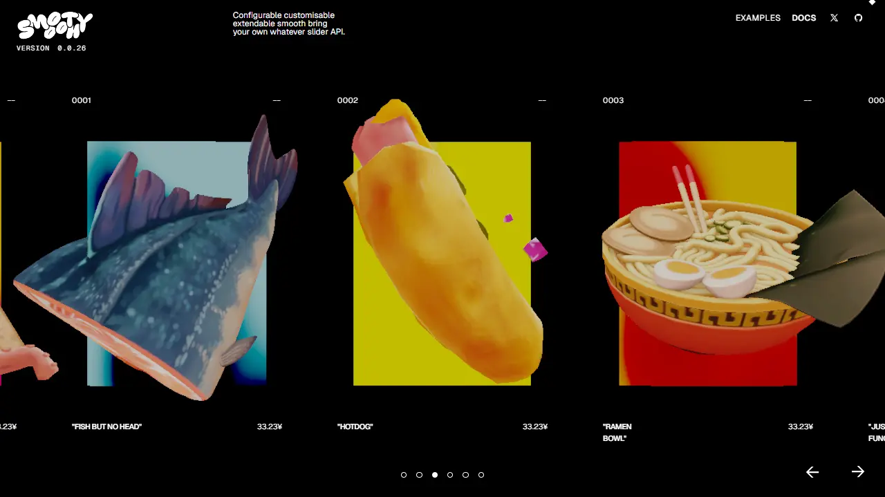 Smooothy web preview