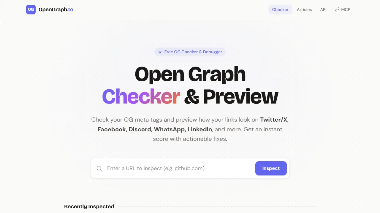 OpenGraph.to web preview