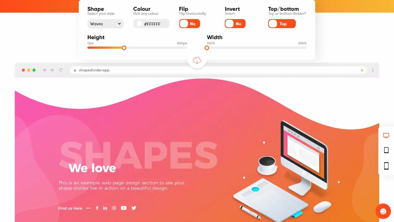 Shape Dividers web preview
