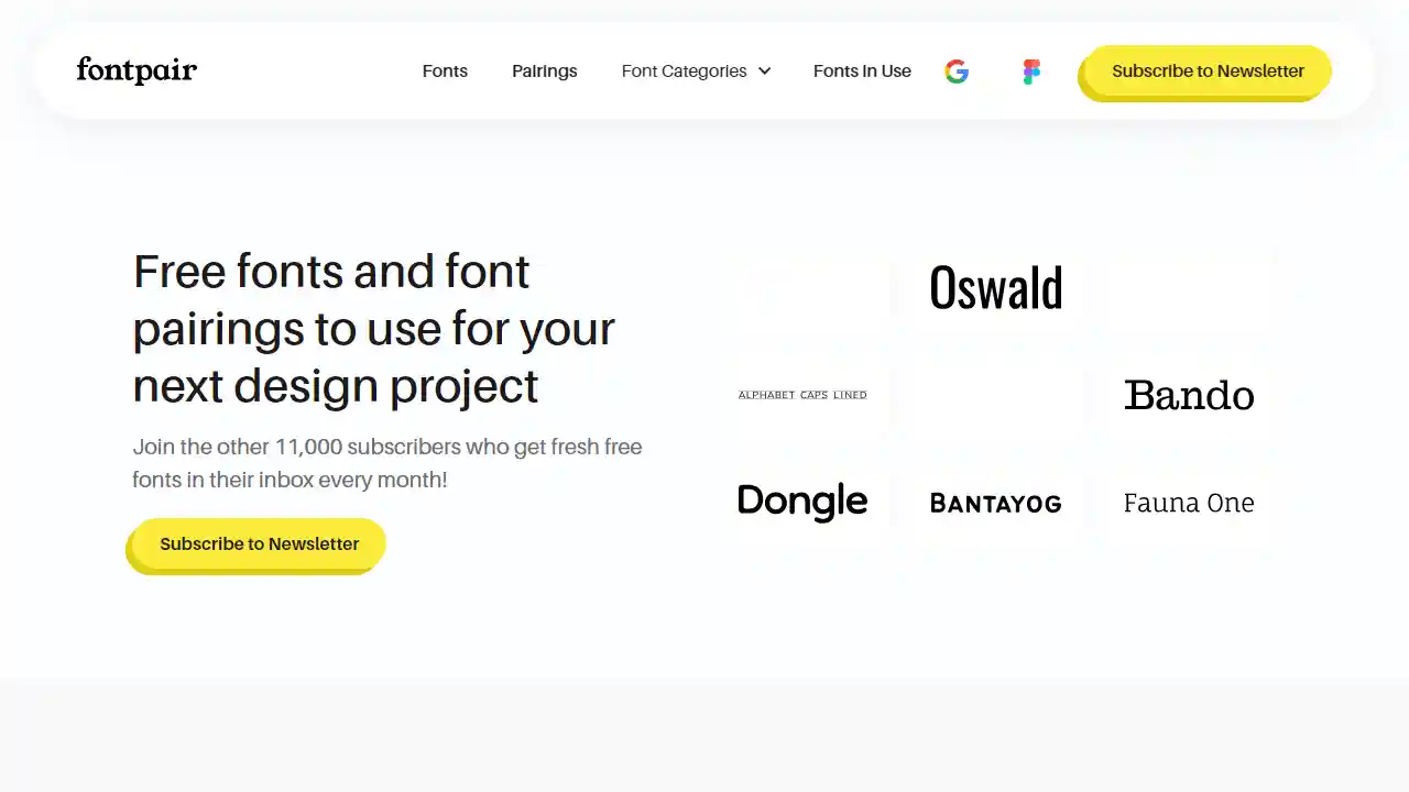 Fontpair web preview