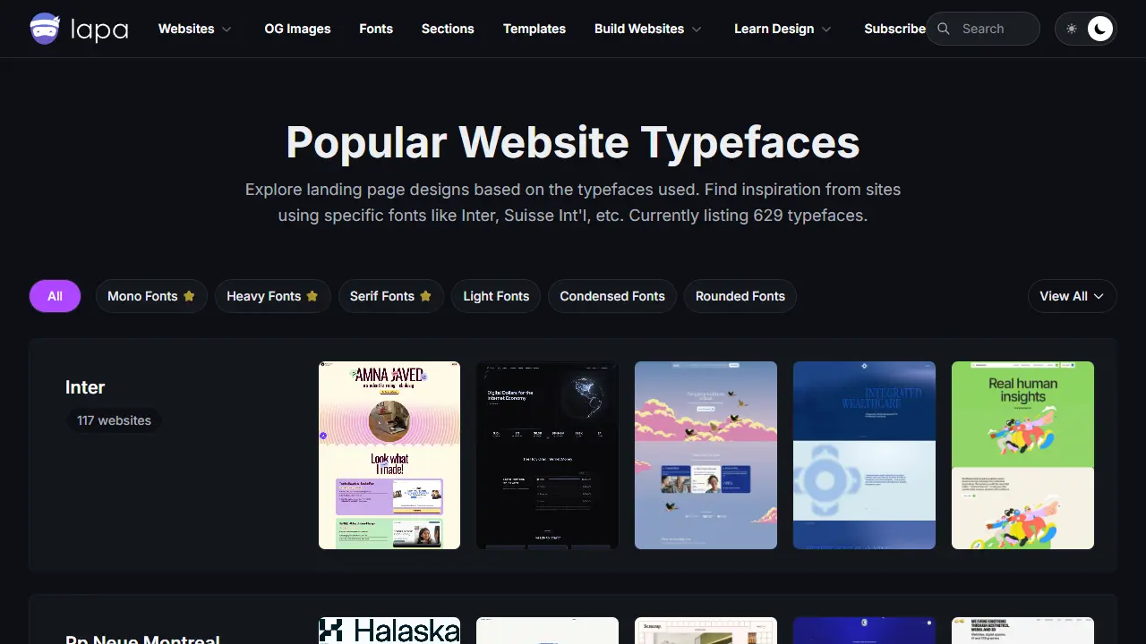 Lapa Ninja web preview