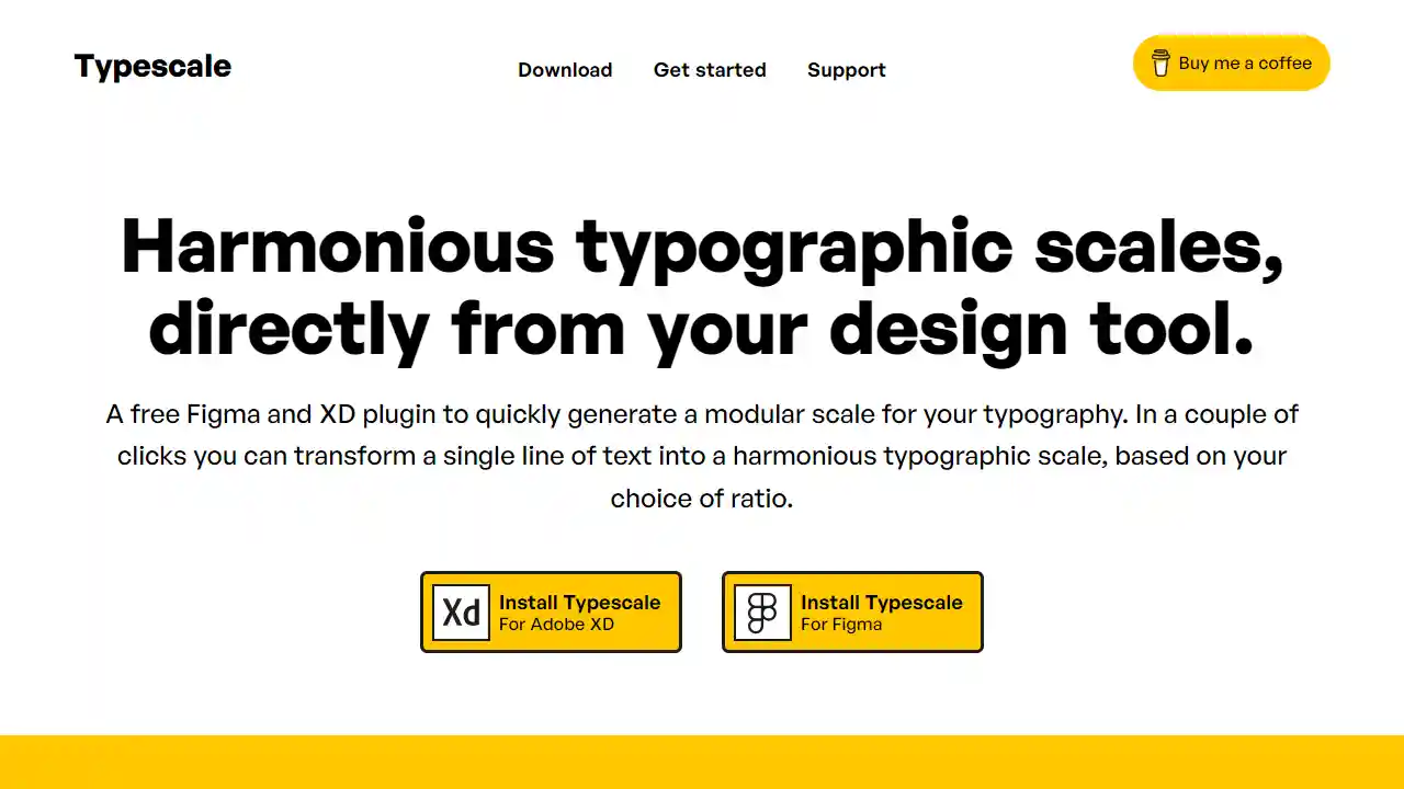 Typescale web preview