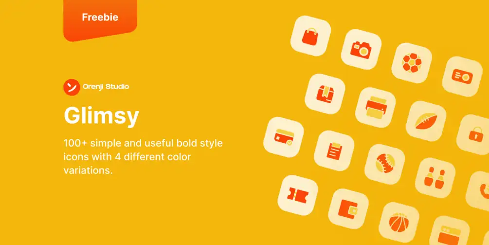 Icon Freebies Glimsy web preview