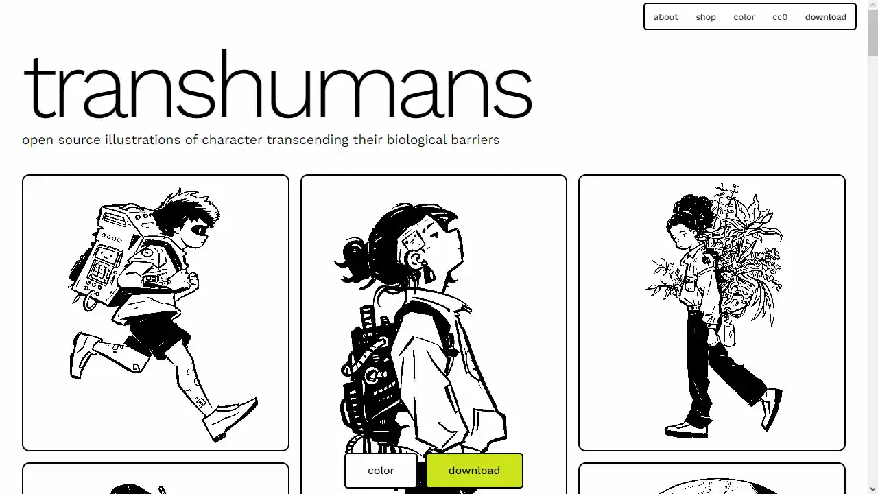 transhumans web preview