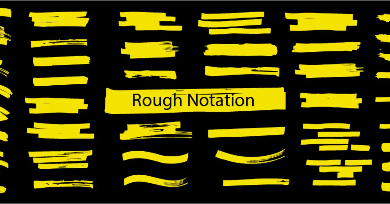 RoughNotation web preview