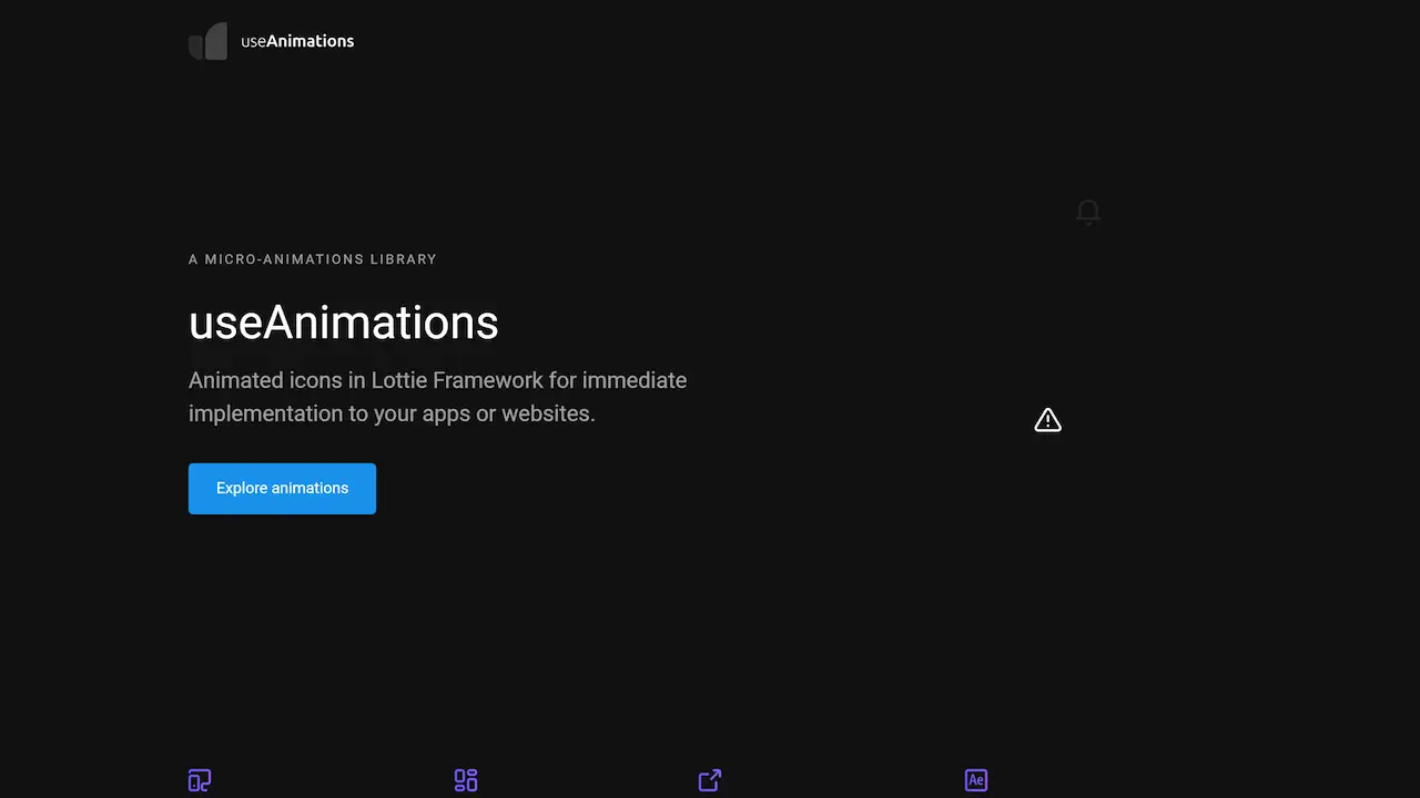 useAnimations web preview