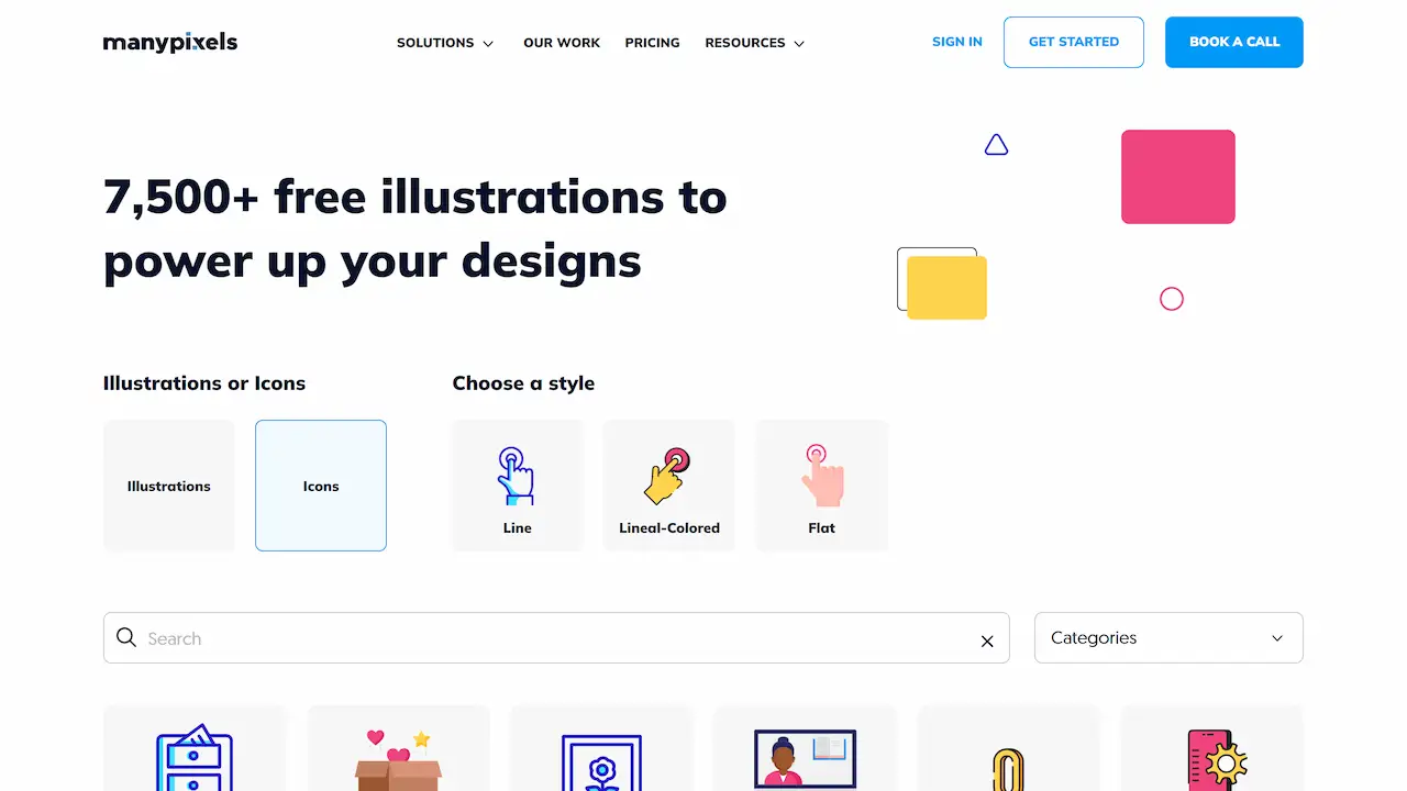 ManyPixels web preview