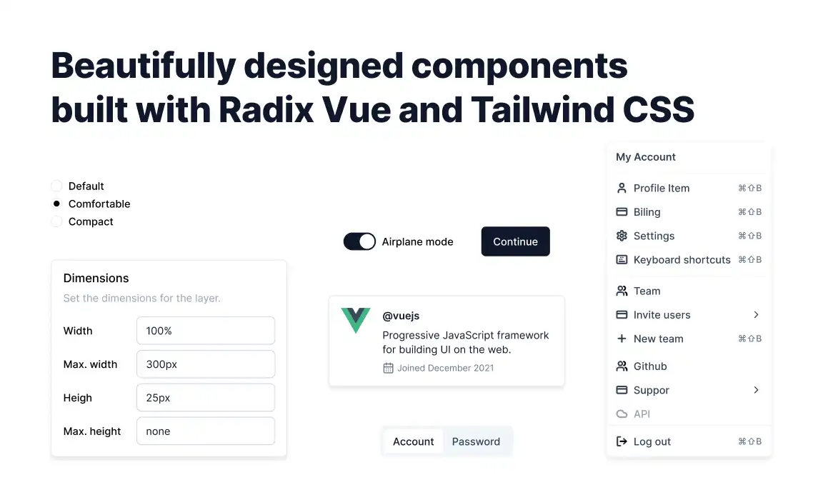 Shadcn for Vue