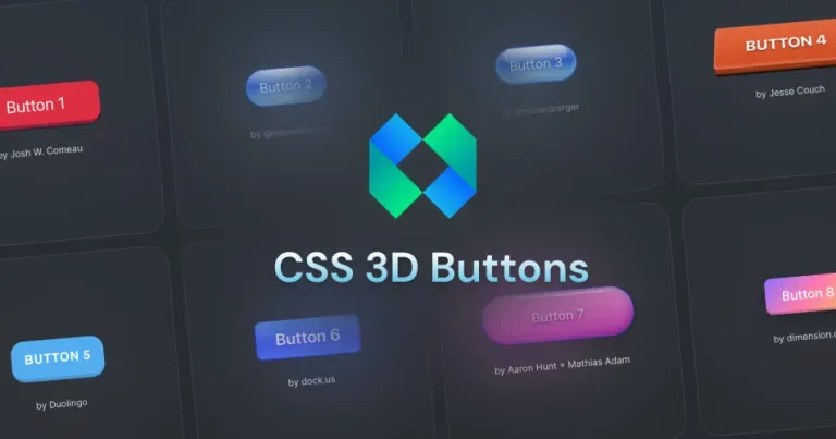 3D buttons