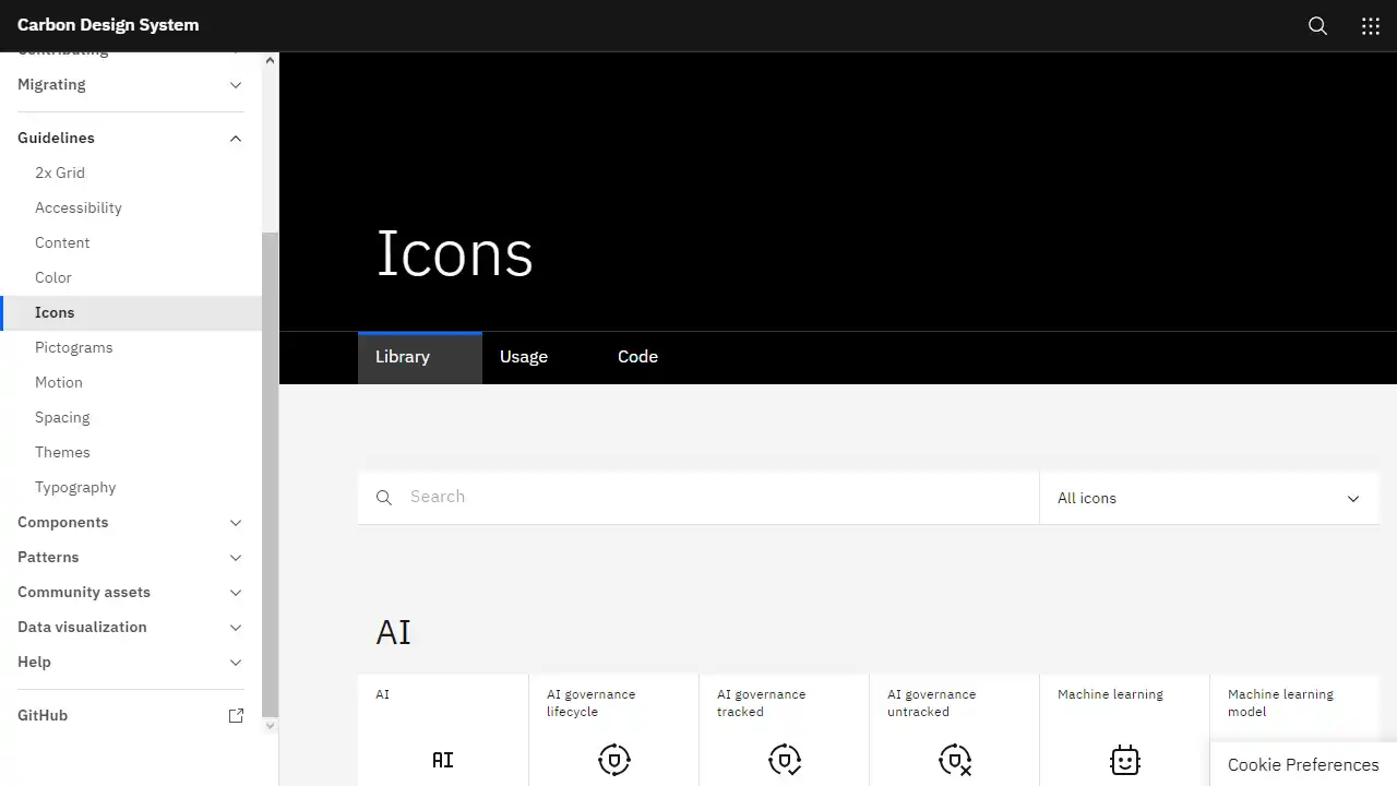 Carbon web preview