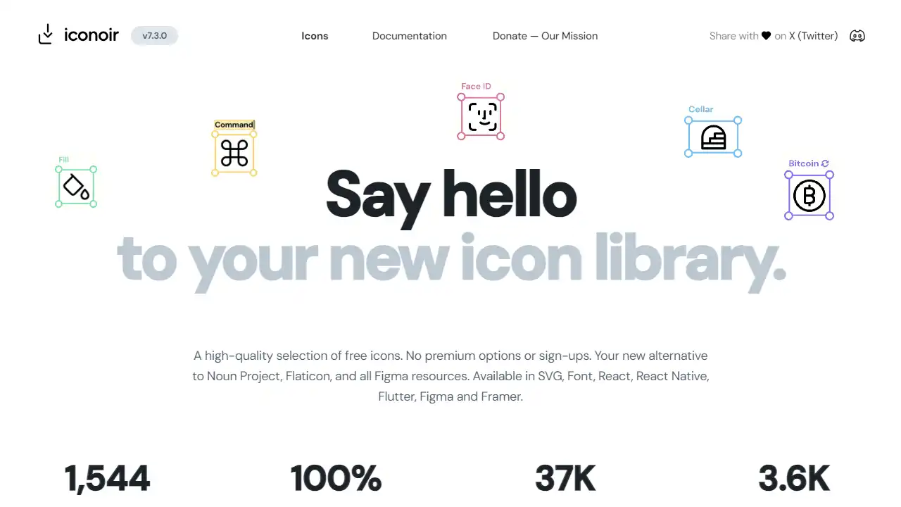 Iconoir web preview