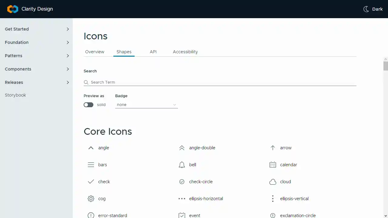 Clarity web preview