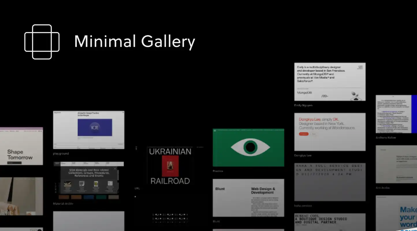 Minimal Gallery web preview