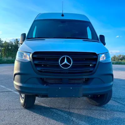 Looking for a long-wheelbase Sprinter van (2017+) with diesel engine. This unit is for a conversion project, so interior condition is less important than mechanical reliability. 
Cargo or passenger configuration both accepted. Thank you!