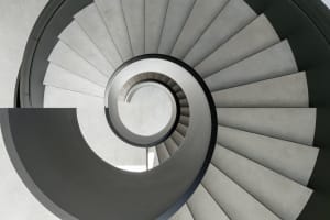 Design-Wendeltreppe aus Stahl im Bildungsbau project thumbnail