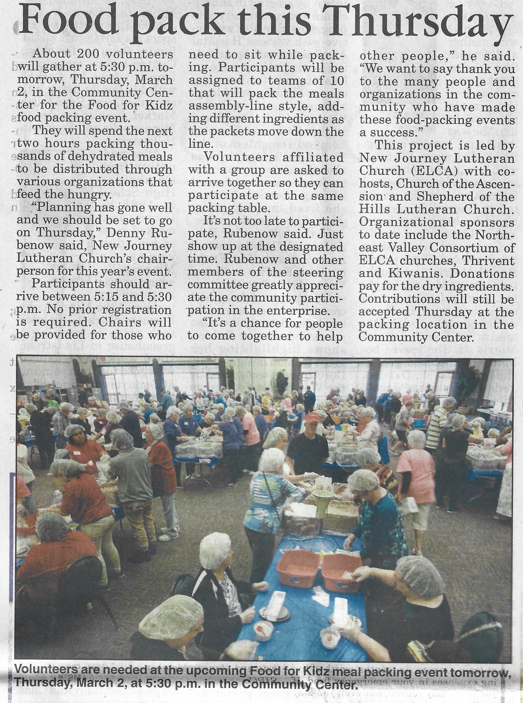 10th Fountain Hills Food For Kidz Foodpack