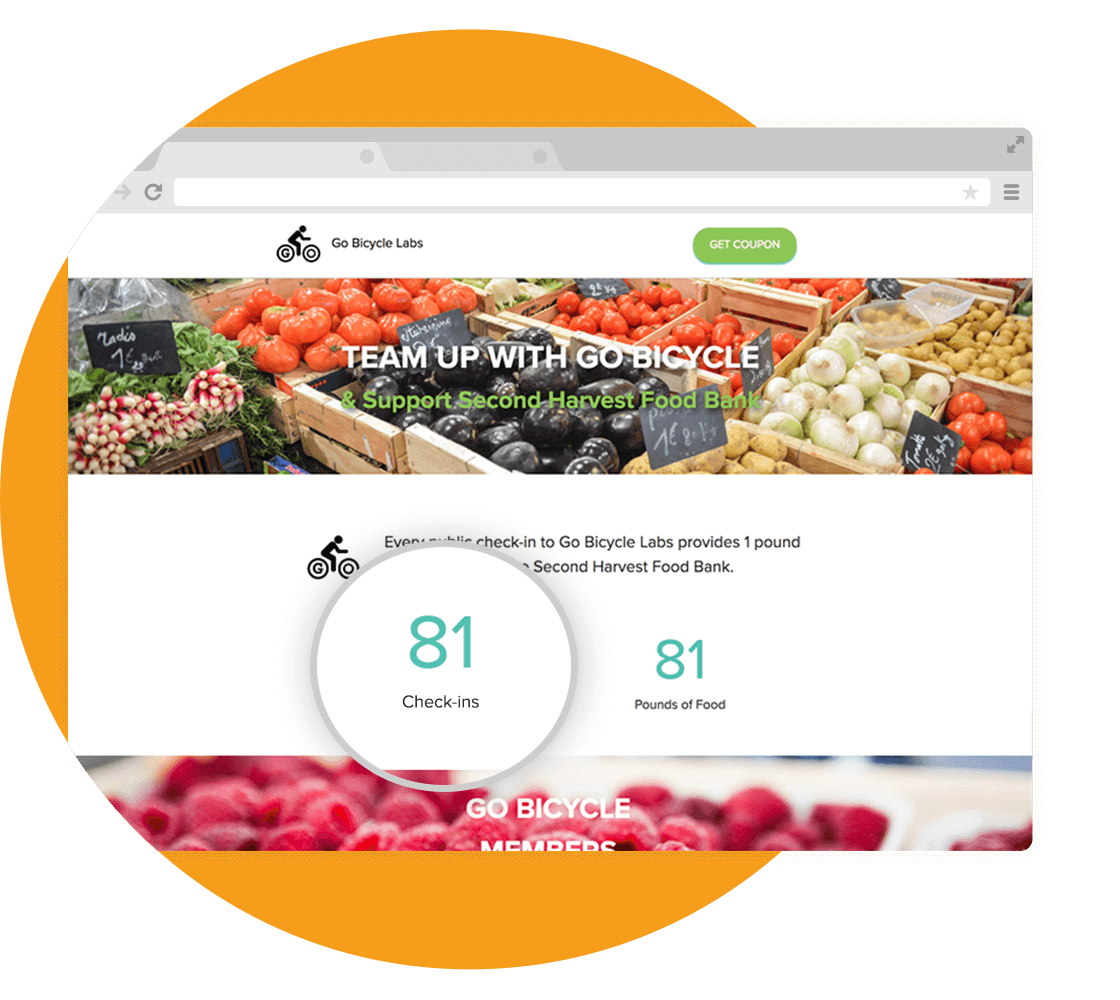 Influence Pages will show visitors the amount of people supporting your campaign what each ounce of support provides to those in need.
