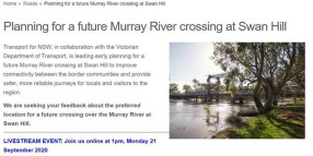 Swan Hill Bridge – Murray River Crossing – Swan Hill Update.