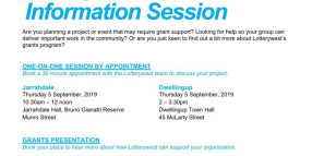 LOTTERYWEST GRANTS INFORMATION SESSION