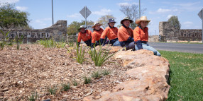 Emerald Airport gardens help trainees grow