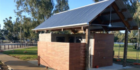 Apex Park toilets nearing completion