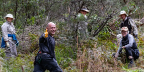 Want to give back? Volunteer with our Bushcare group