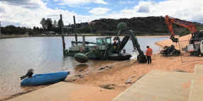 Major sand excavation project starts at Narrabeen Lagoon