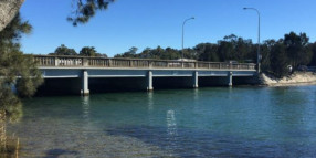 Works start on new bridge over Narrabeen Lagoon