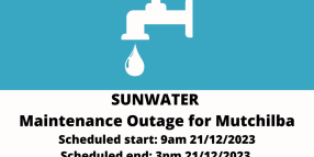 Sunwater Interruption to Supply Advice – Mutchilba