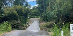 Pedestrian Access Restored Across Mt Lewis Road Bridge