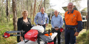 Trailblazing drones trial to beat mozzies and protect environment