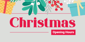 Christmas and New Year Opening Hours