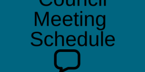 2021 Council Meeting Schedule