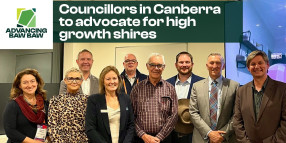 Councillors advocate in Canberra for funding and support for growth