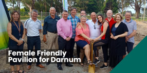 Sod turned for female-friendly sports pavilion in Darnum