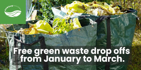 Free green waste drop offs from January to March