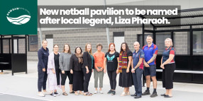 New netball pavilion to be named after local legend, Liza Pharaoh