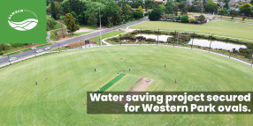 Funding secured for major water saving project at Western Park