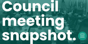 Council Meeting Snapshot - Wednesday 27 September 2023