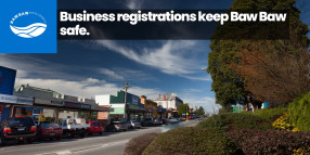 Business registrations keep Baw Baw safe