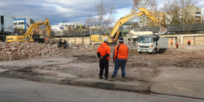 First stage of Warrick Lane demolition completed