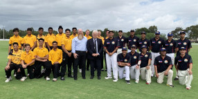 Filipino national cricket team train in Blacktown City