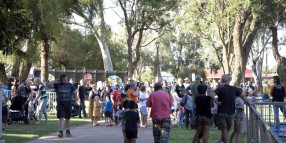 Party in the park for mining milestone